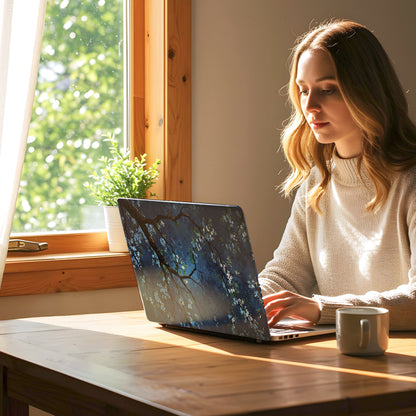 Midnight Blossom Artistic Laptop Skin