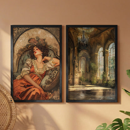 Vintage Elegance Poster Set
