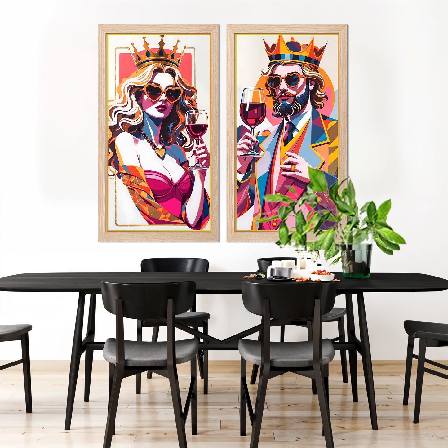 Modern Regal Wine Coupler Wall Art