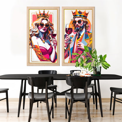 Modern Regal Wine Coupler Wall Art