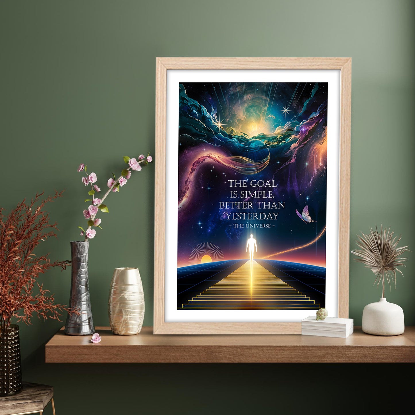 Better Than Yesterday Motivational Poster