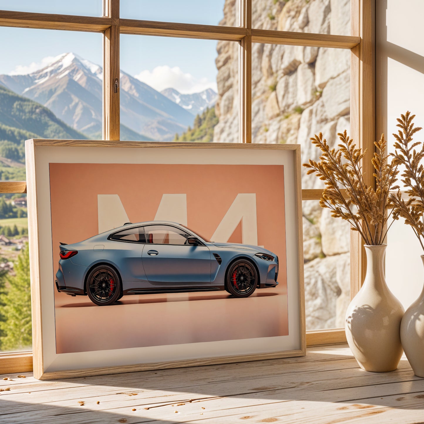 BMW M4 Performance Wall Frame