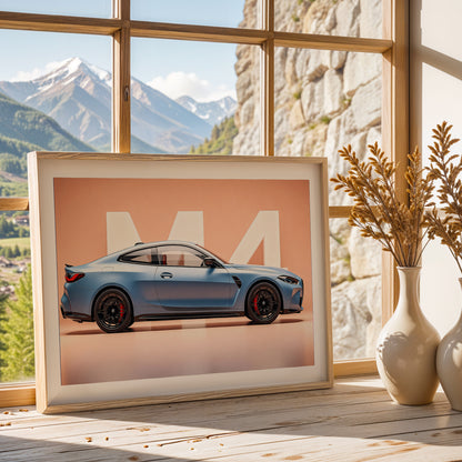 BMW M4 Performance Wall Frame