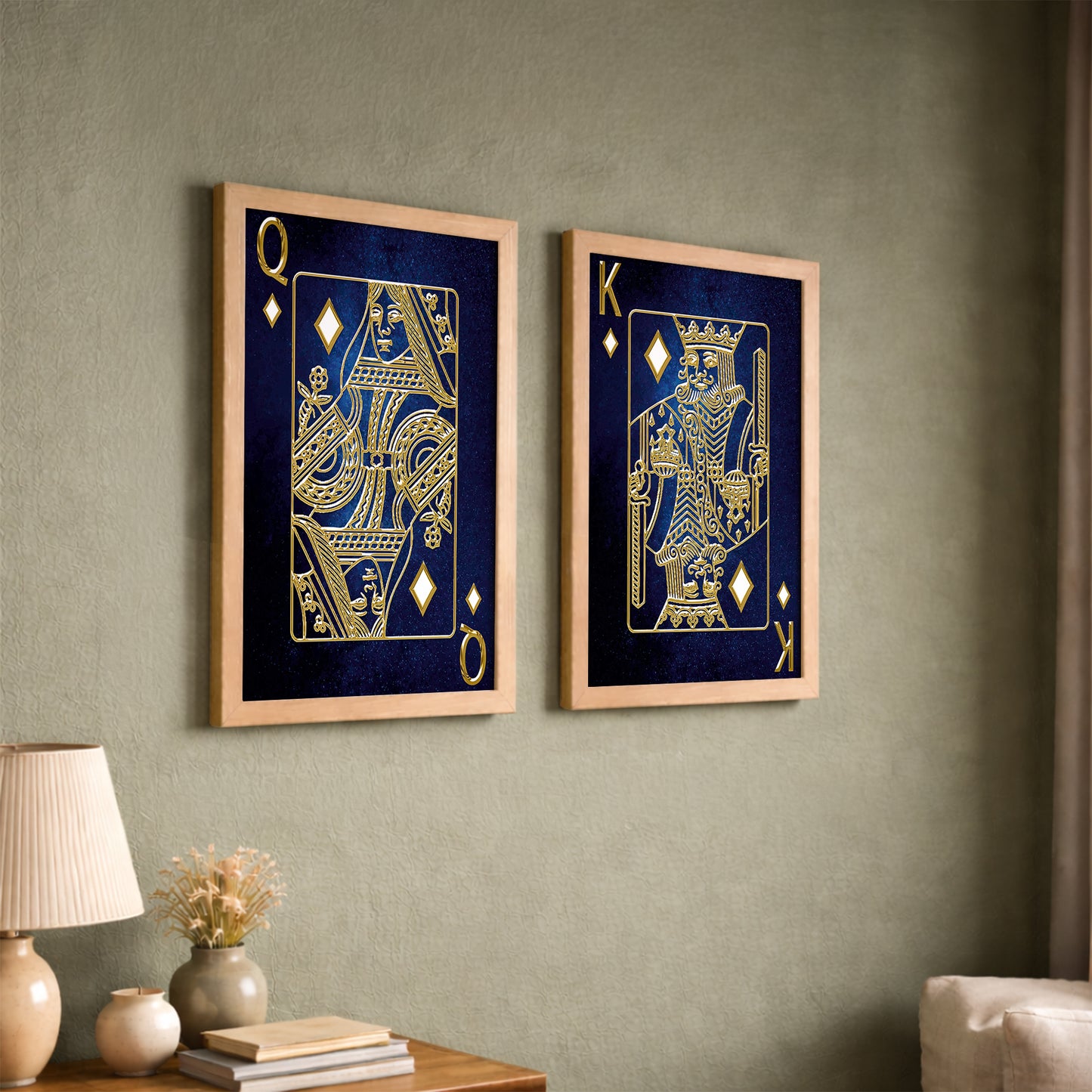 Royal Playing Cards Wall Art Set