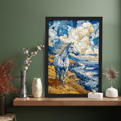 Coastal Majesty Horse Wall Art
