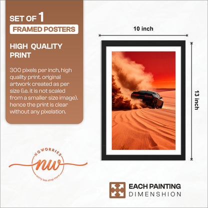 Dodge Challenger Sandstorm Drift Wall Frame
