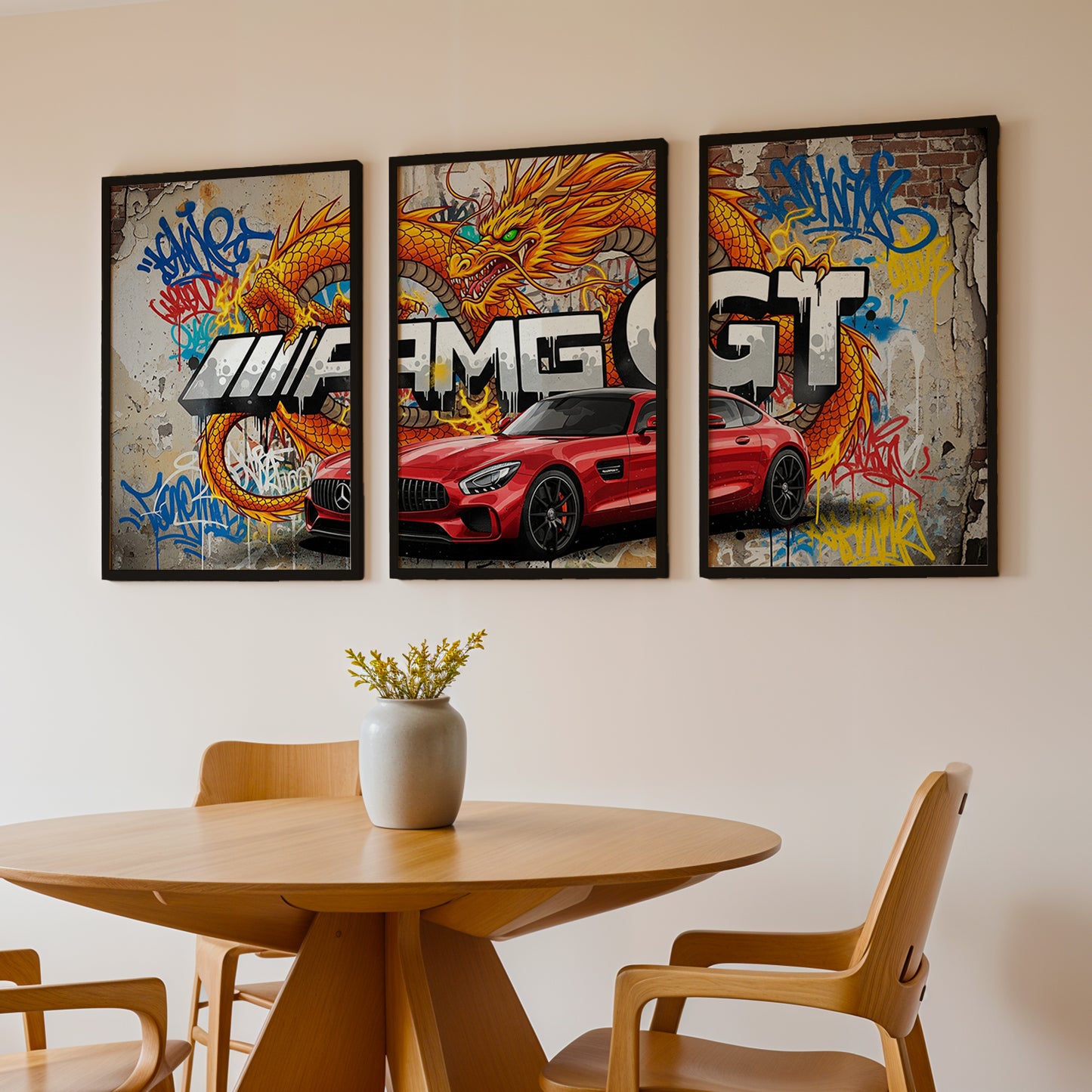 Dragon AMG Street Art Set of 3