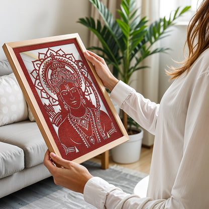Lord Ram Lasser Wall Art