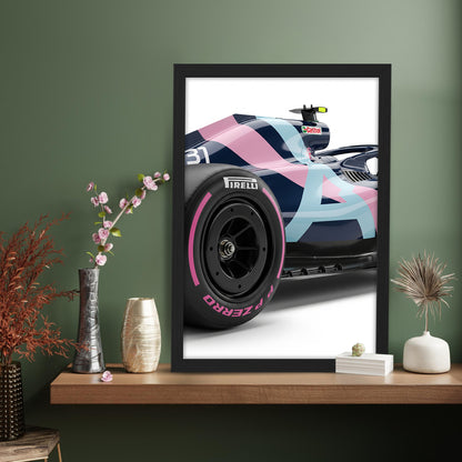 Alpine Formula One Wall Art