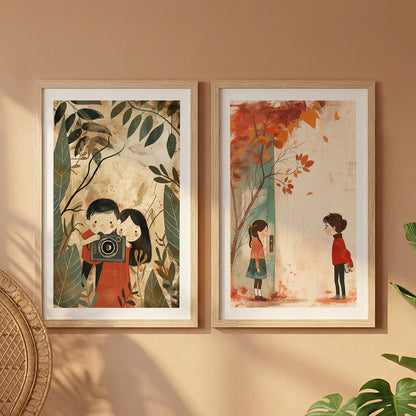Whimsical Love Wall Art Set