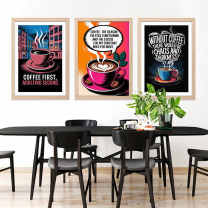 Coffee Wall Frame Set