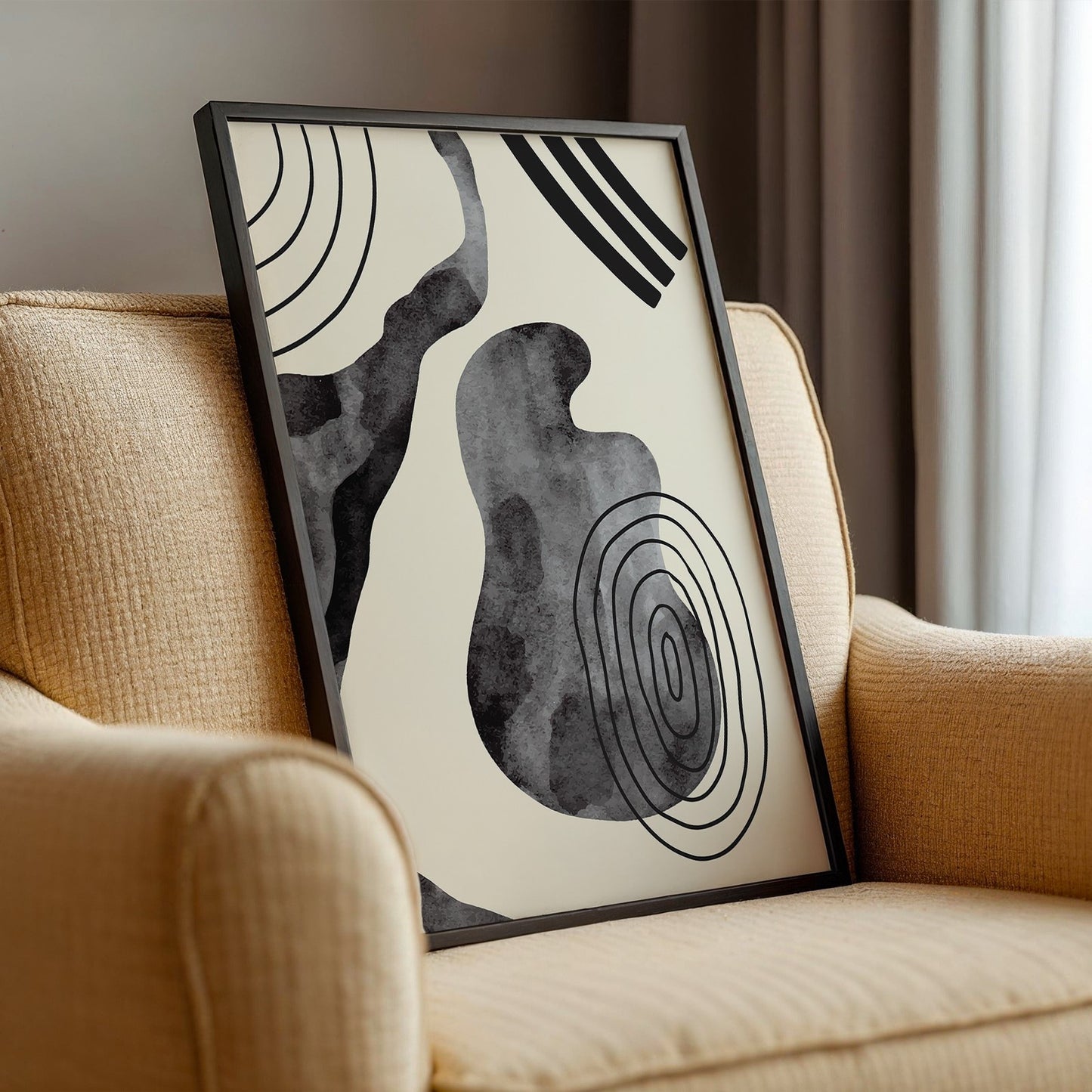 Contour Abstract Wall Frame