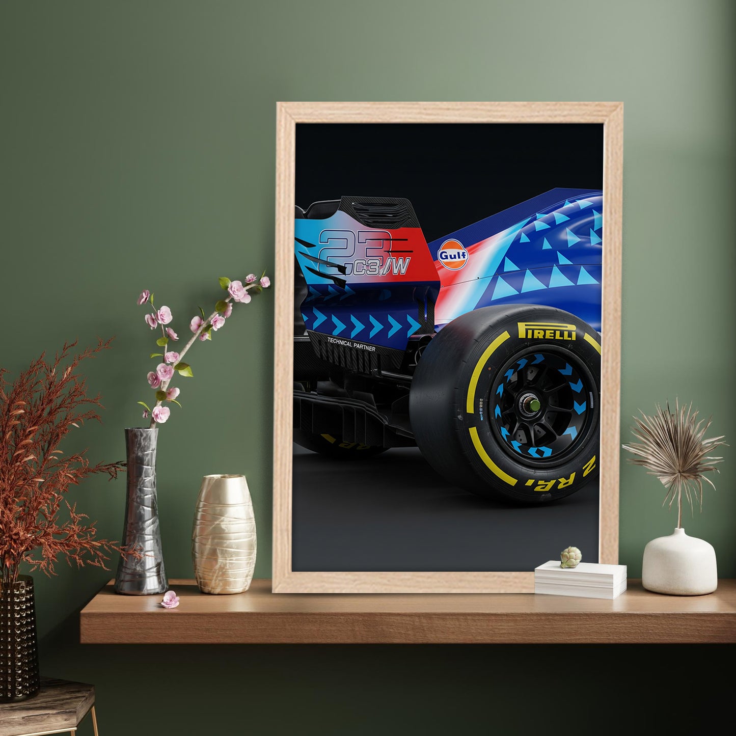 Formula One Gulf Edition Wall Art