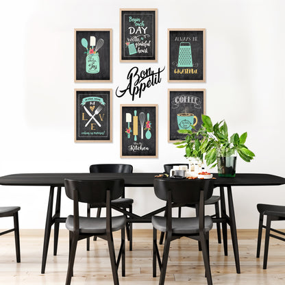 Bon Appétit Kitchen Wall Art Set