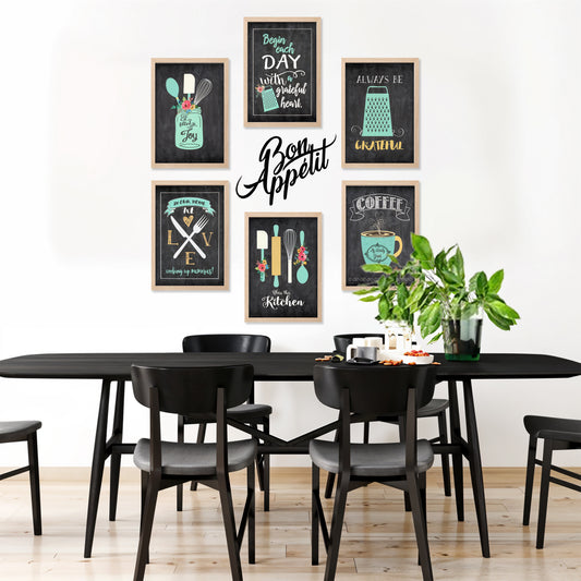 Bon Appétit Kitchen Wall Art Set