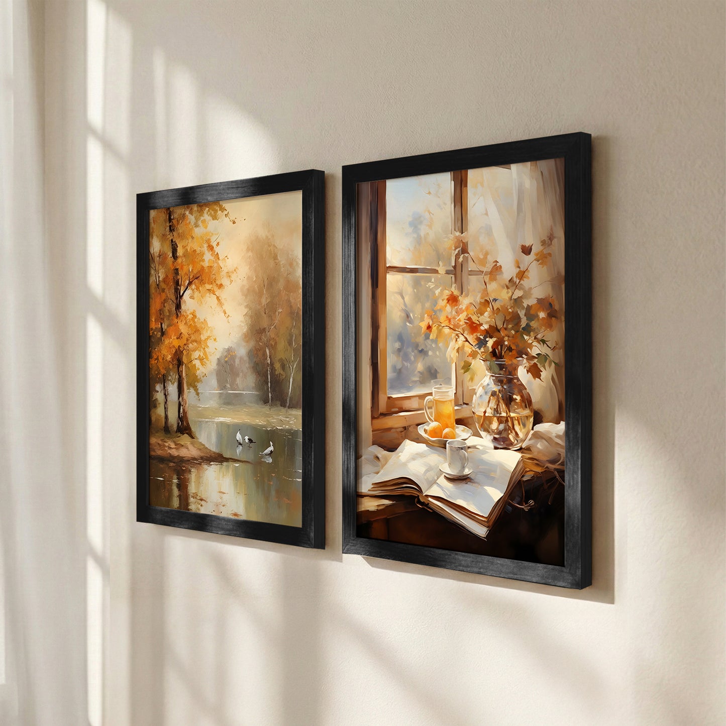 Autumn Landscape Wall Art Set of 2