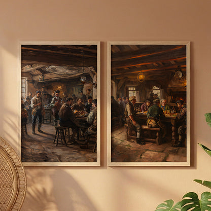 Rustic Tavern Art Set