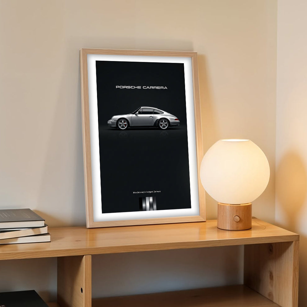 Porsche Carrera Wall Frame