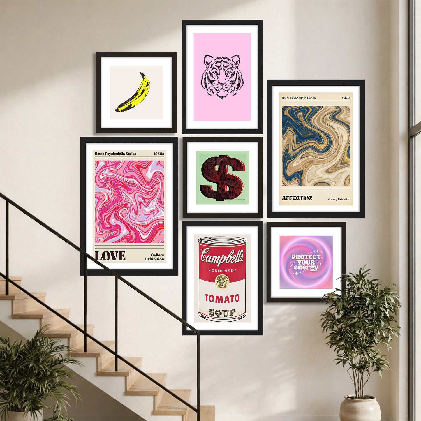 Creative Gallery Wall Set of 7