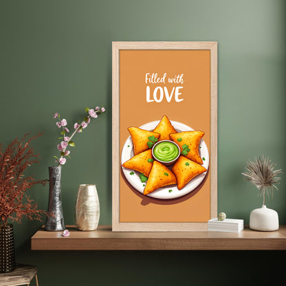 Samosa Kitchen Wall Art Poster