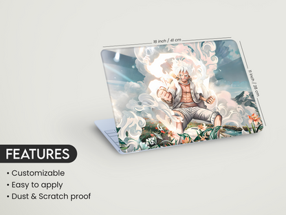 Luffy Gear 5 Skin Laptop Skin