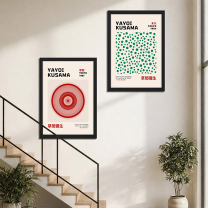 Yayoi Kusama Inspired Poster Set