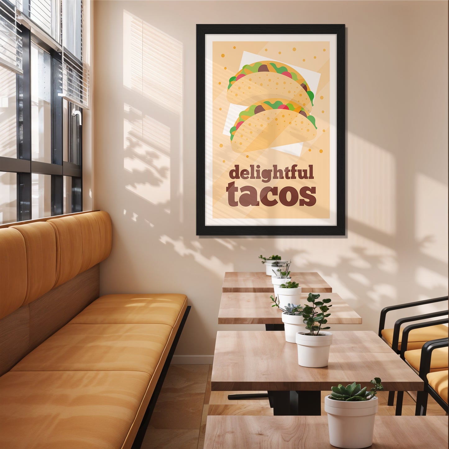Tasty Tacos Wall Frame