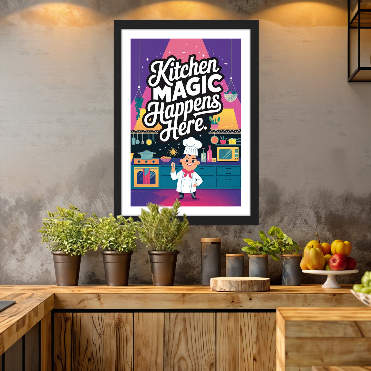 Kitchen Magic Wall Frame