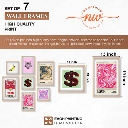 Creative Gallery Wall Set of 7