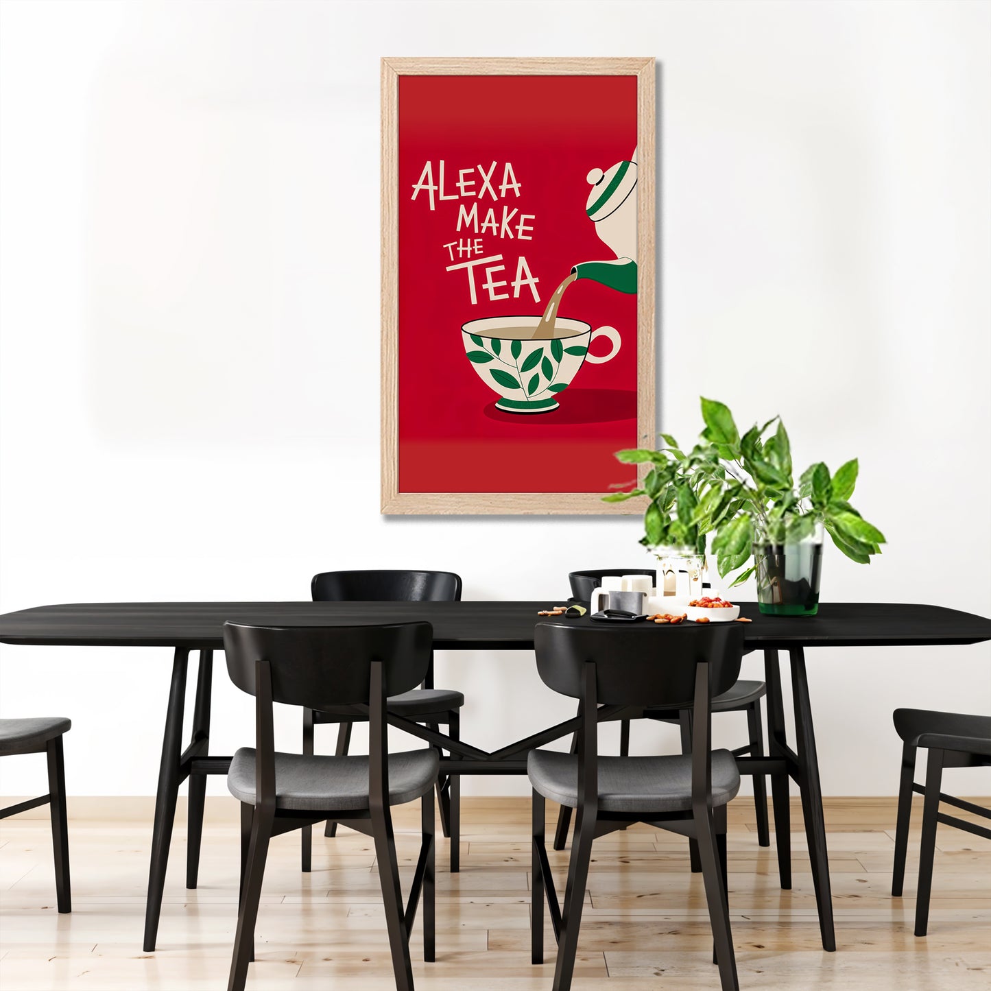 Alexa Make the Tea Wall Frame