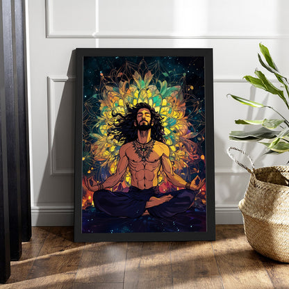 Cosmic Meditation Wall Frame