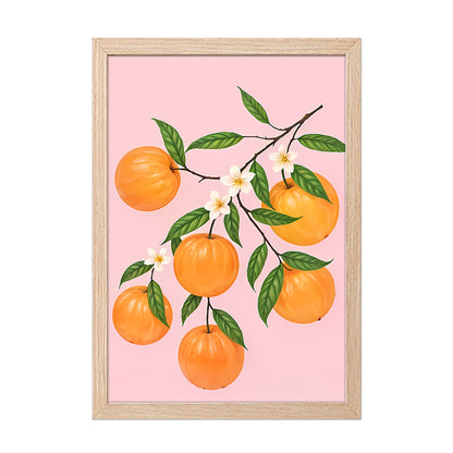 Citrus Branch Wall Frame