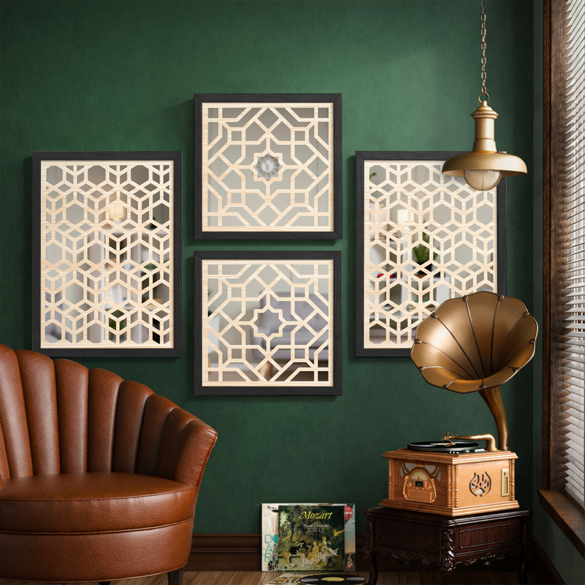Nexus Mirror Art Set of 4