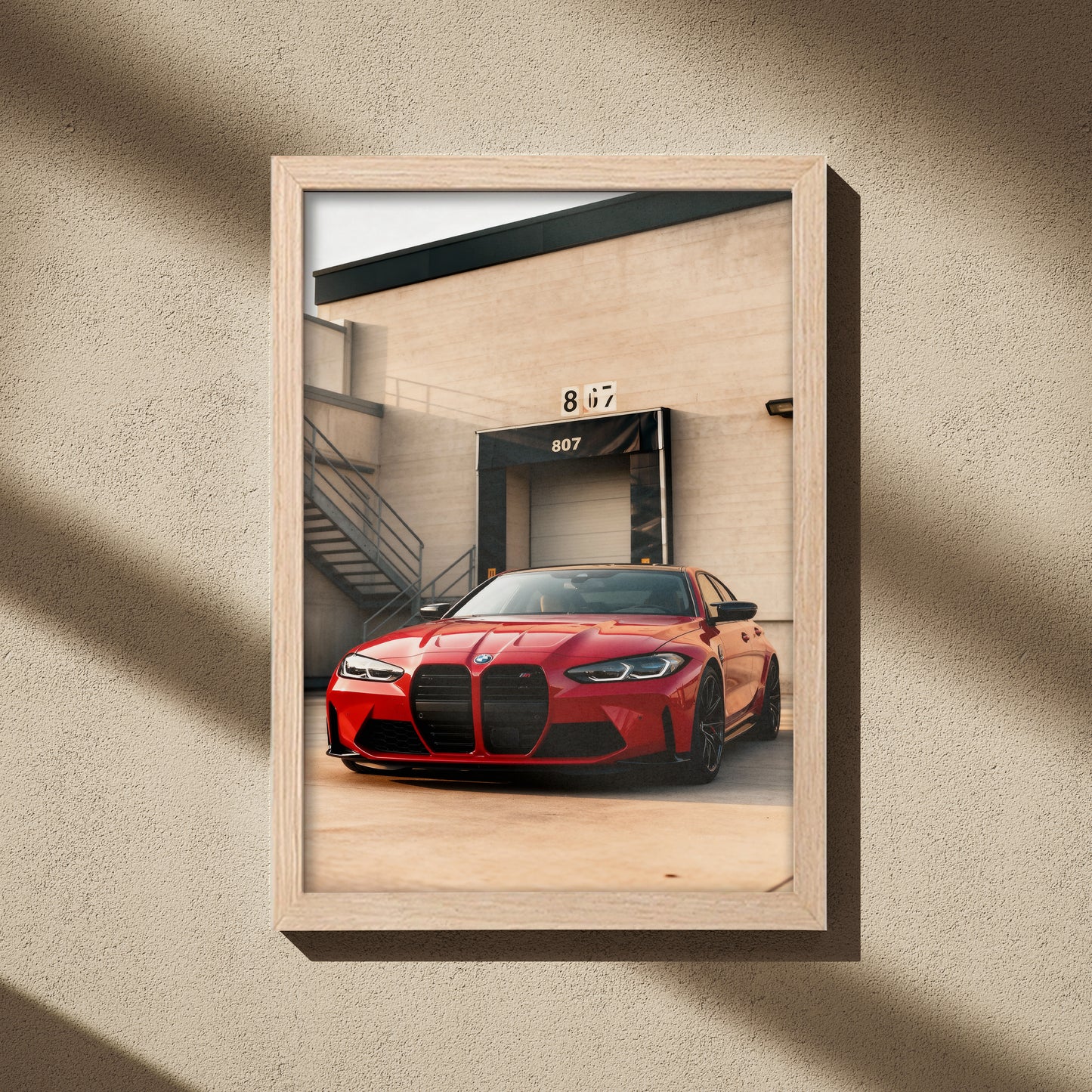 BMW M4 Wall Frame