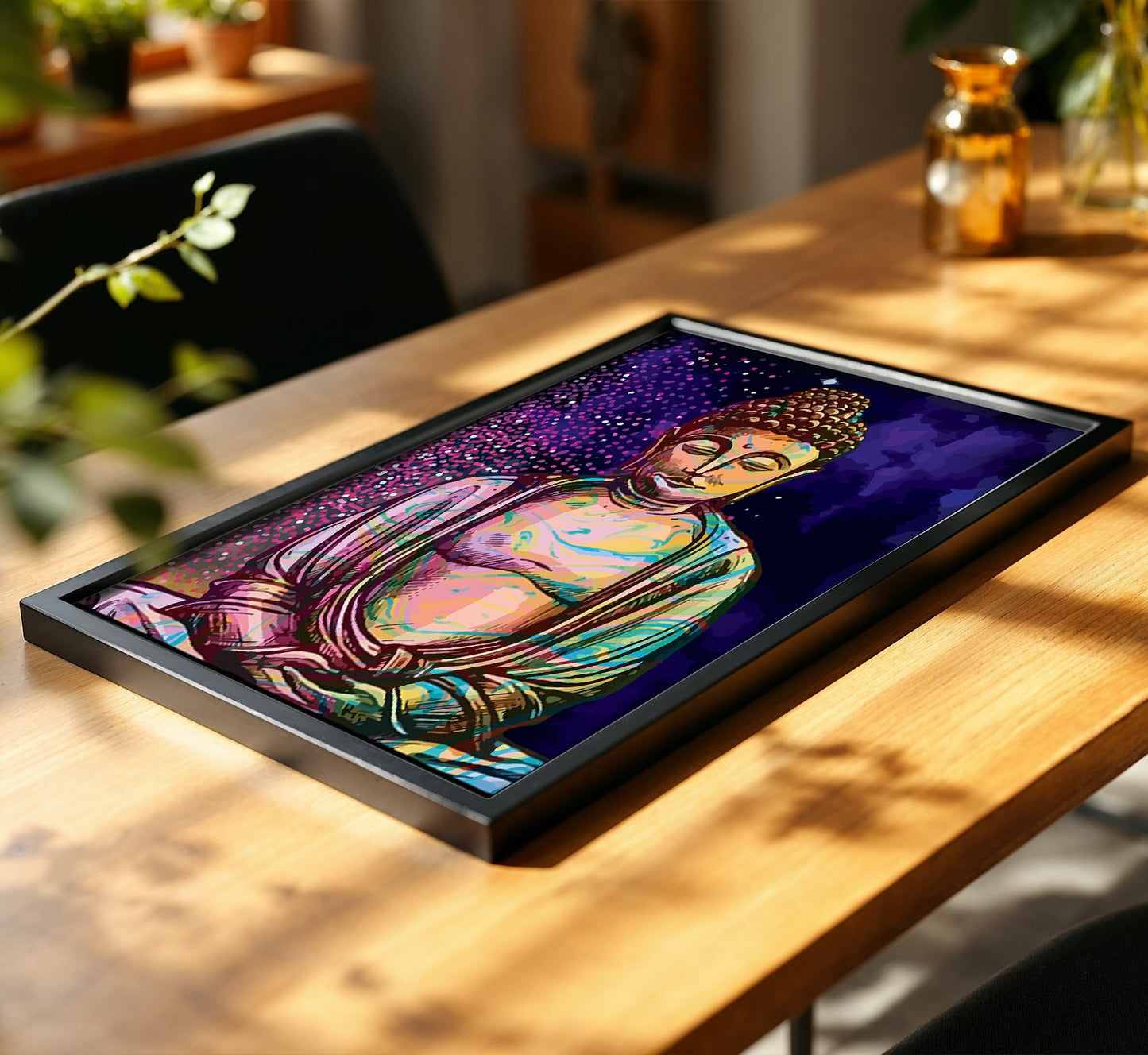 Colorful Buddha Frame