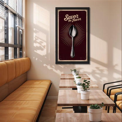 Spoon of Flavour Wall Frame