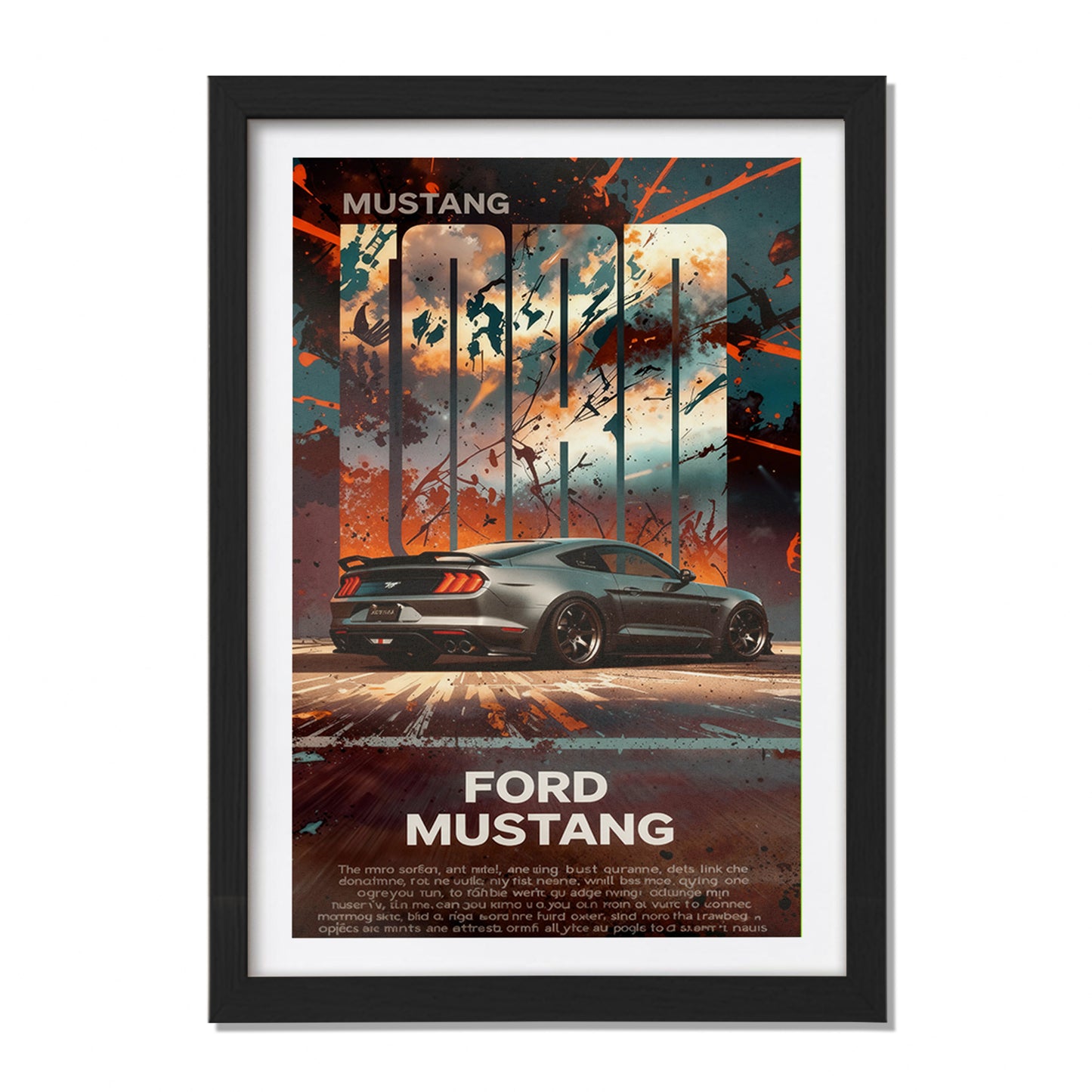Mustang Fury Wall Frame