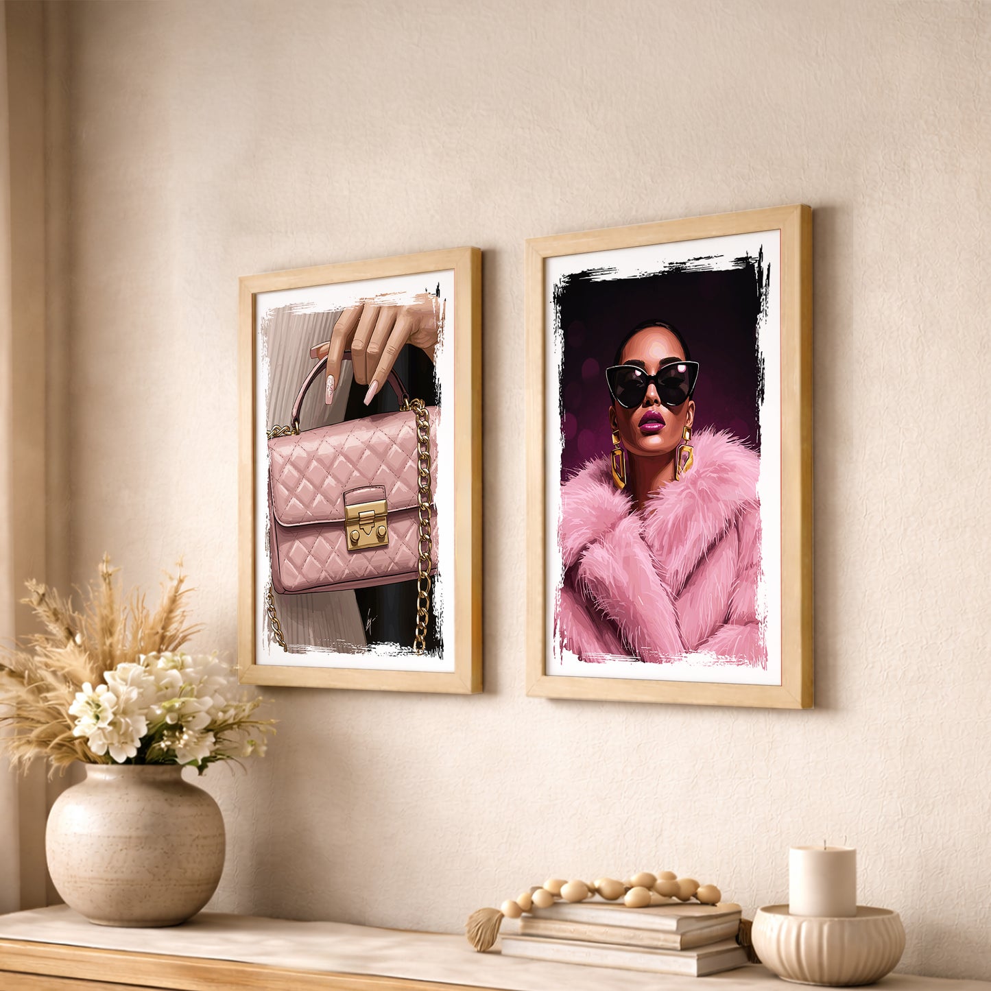Luxury Fashion Wall Art Set