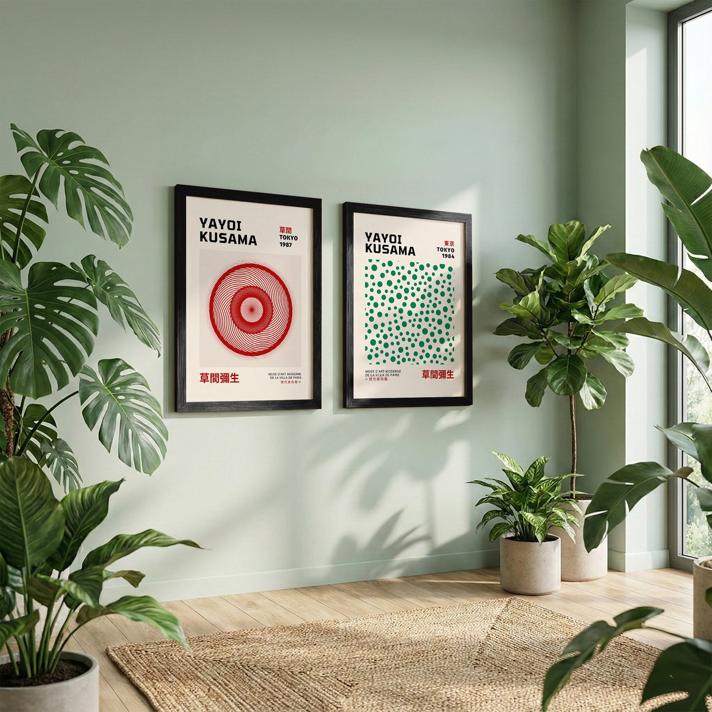 Yayoi Kusama Inspired Poster Set