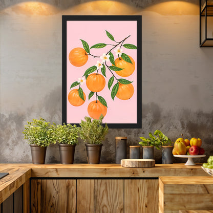 Citrus Branch Wall Frame