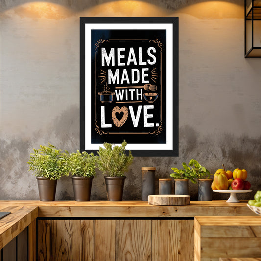 Made With Love Wall Frame