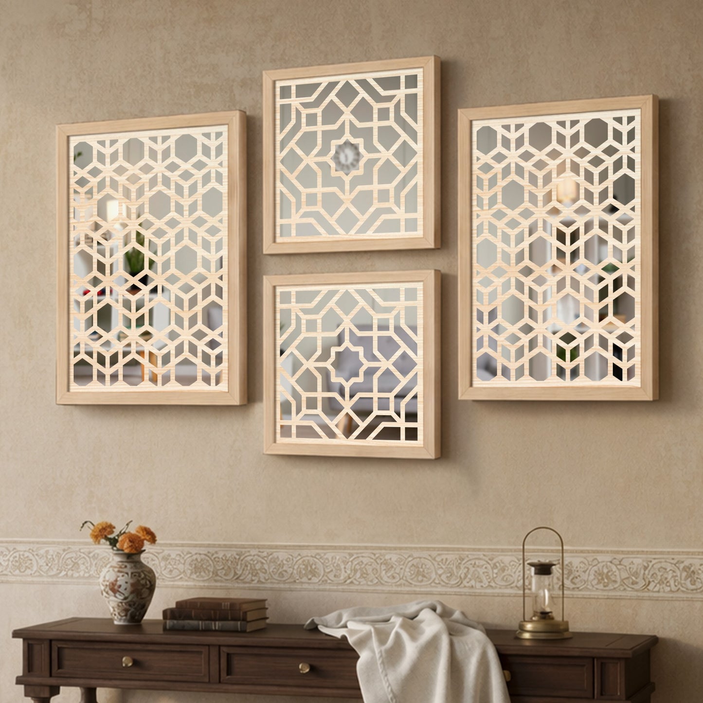 Nexus Mirror Art Set of 4