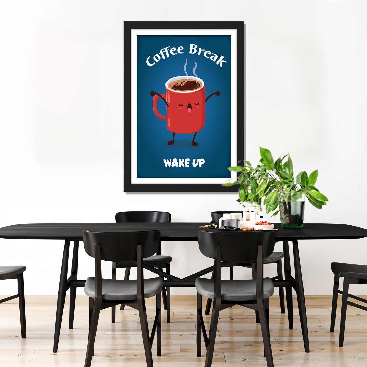 Wake-Up Coffee Wall Frame