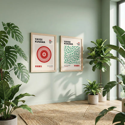Yayoi Kusama Inspired Poster Set