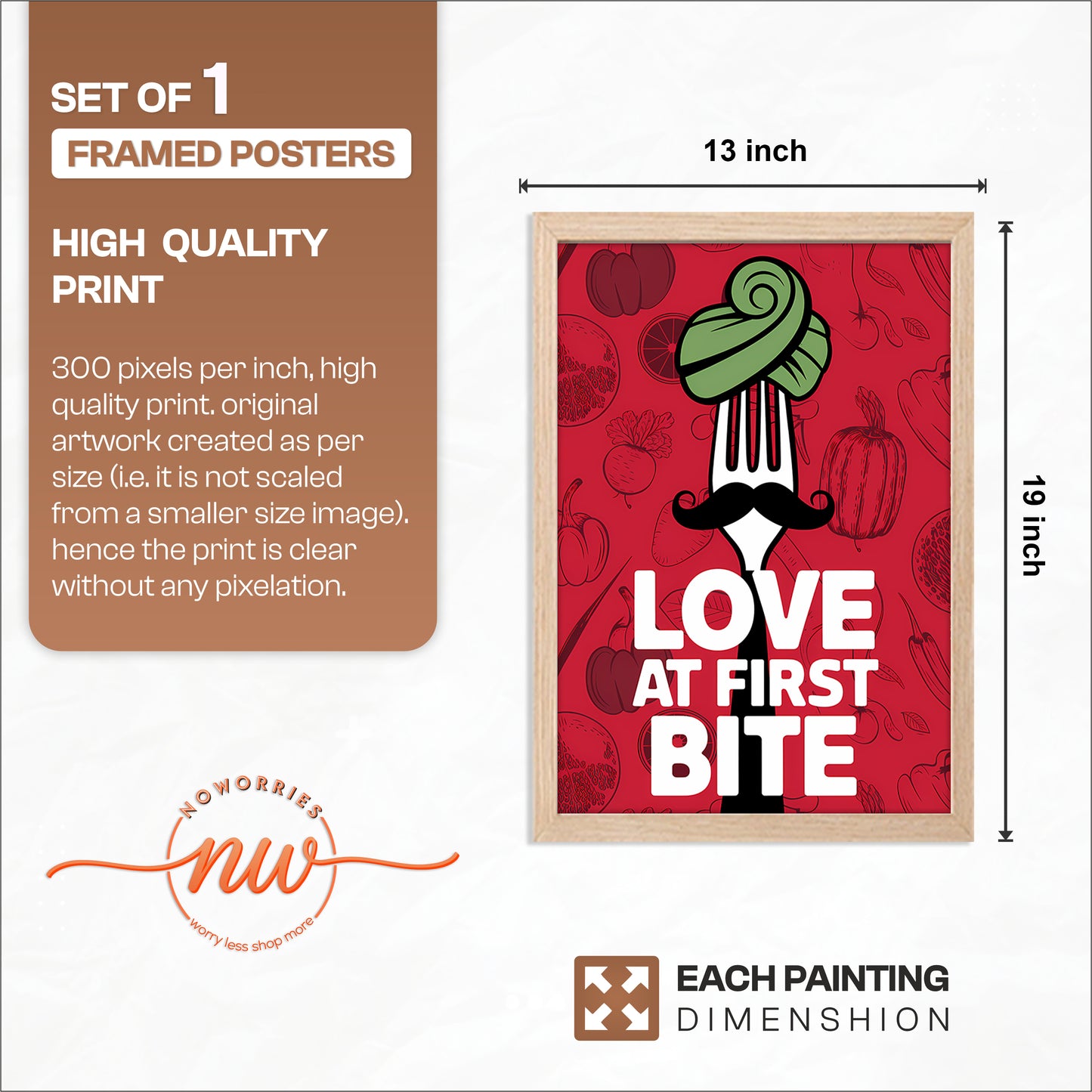 Love at First Bite Wall Frame