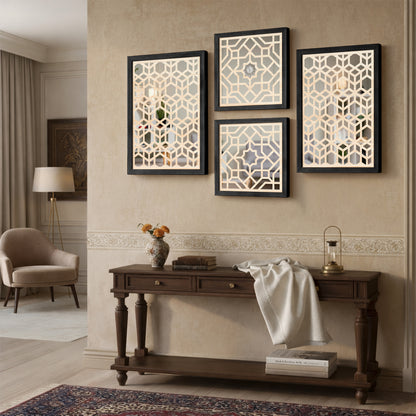 Nexus Mirror Art Set of 4