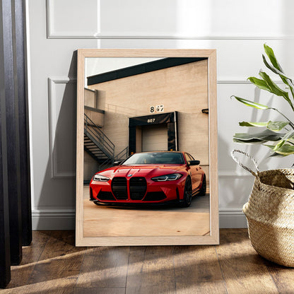 BMW M4 Wall Frame