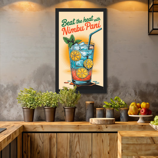 Nimbu Pani Vintage Poster