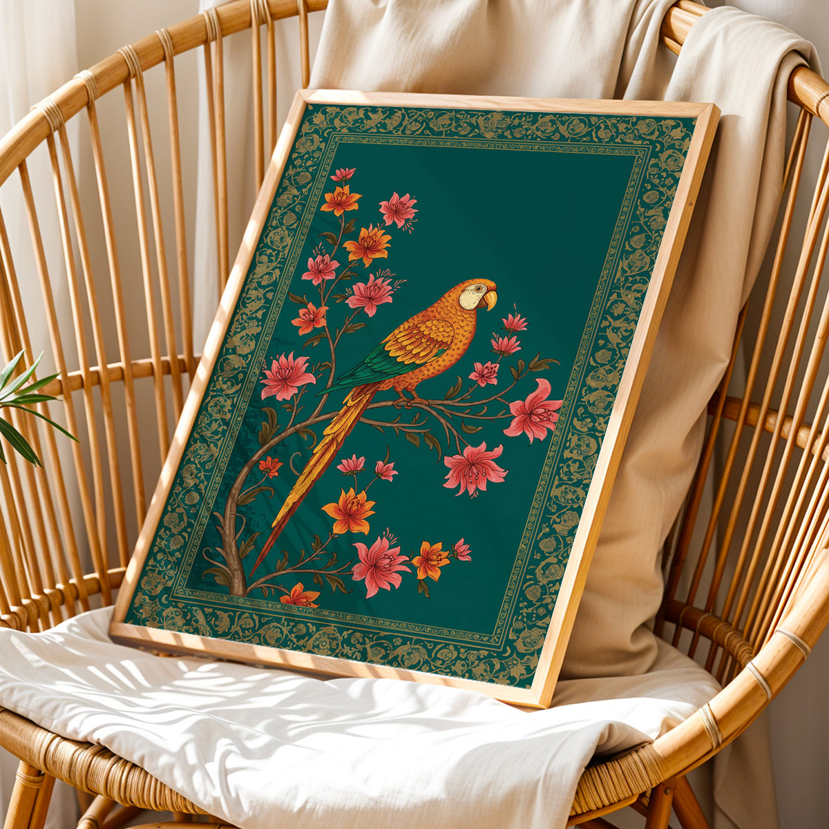 Vintage Parrot Artwork