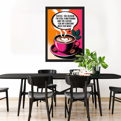 Need More Coffee Wall Frame